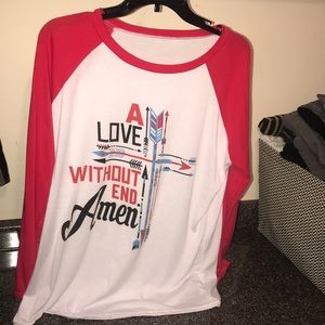 Long sleeve baseball tee